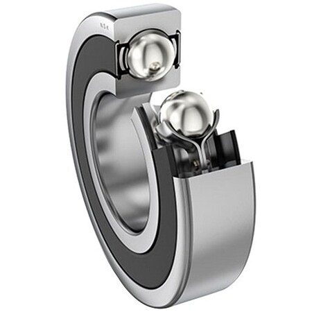 Nsk Single Row Ball Bearing; 12MM Bore; 24MM Outside Diameter; 6MM Outer Race width 6901VV